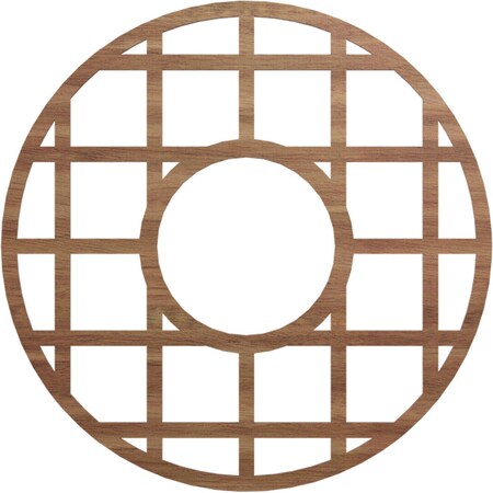 Ekena Millwork O'Neal Wood Fretwork Pierced Ceiling Medallion, Walnut, 32"OD x 11 5/8"ID x 1/4"T CMWP32X32X0250ONWA